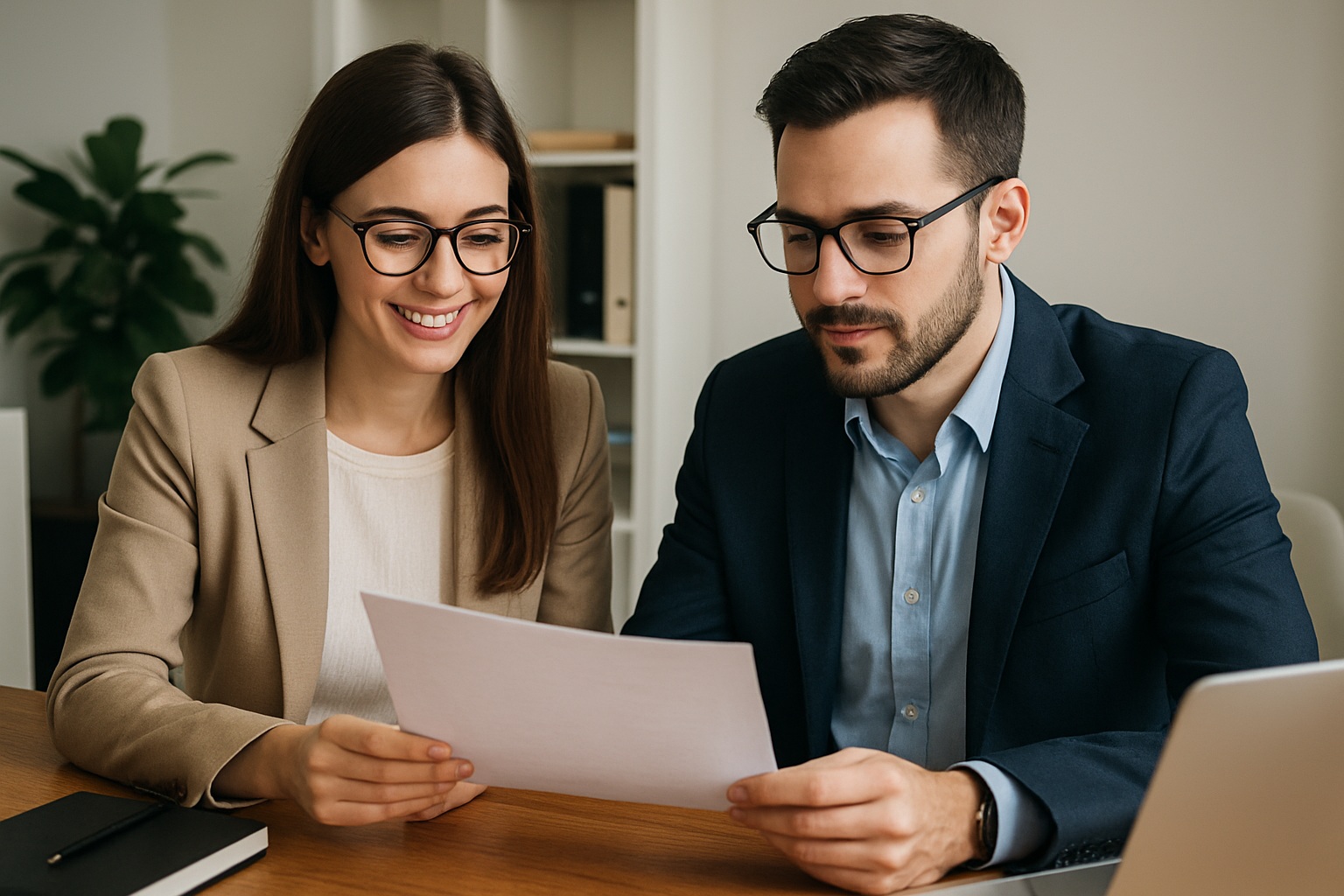 Abogados de familia trabajando en equipo en despacho de Bilbao